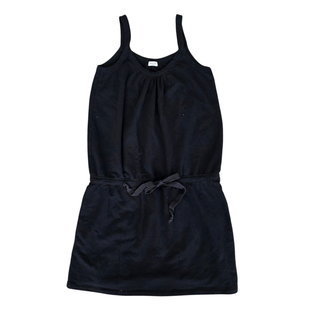 Splendid Black Cotton Tie Waist Dress / Cover Up Size Medium